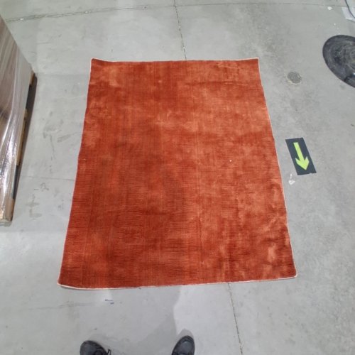 BOKARA ORIENTAL AREA RUG - 4.5FT X 5.5FT - ORANGE image 3