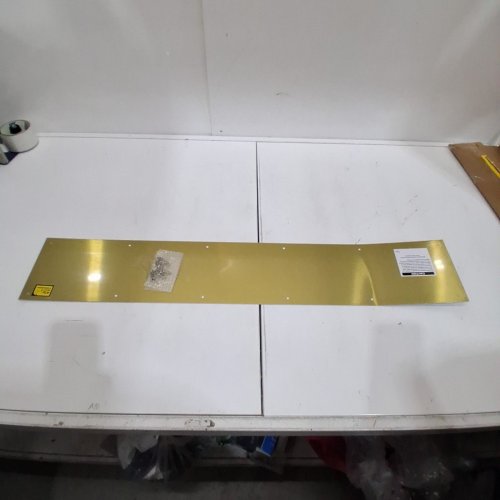 PLPCI DOOR PROTECTION KICK PLATE - 6" X 34" - GOLD/BRASS (MODEL: J 4703) image 2