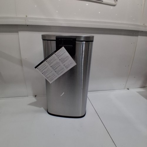 SONGMICS TRASH CAN WITH LID, STAINLESS STEEL - 8GAL - SILVER (MODEL:LTB03NL) image 6