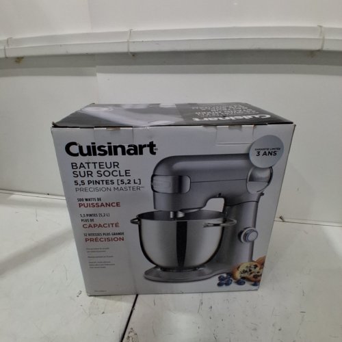 CUISINART TILT HEAD STAND MIXER, 12 SPEED WITH ATTACHMENTS - 5.5 QT, 500W (MODEL: SM-52BCC) image 6
