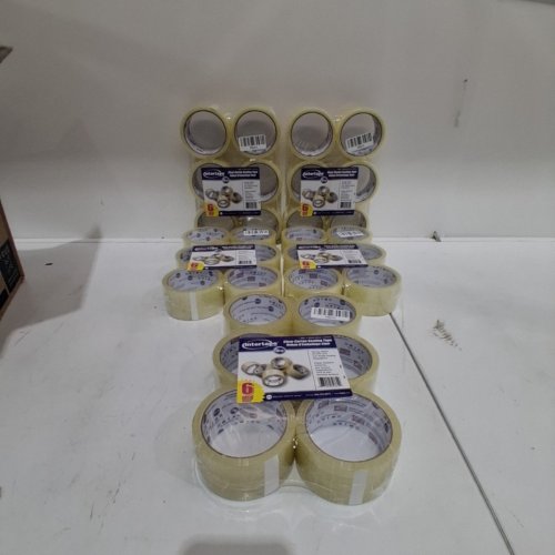 5 (6PK) INTERTAPE CLEAR CARTON SEALING TAPE - 1.88" X 55 YARD - CLEAR image 2