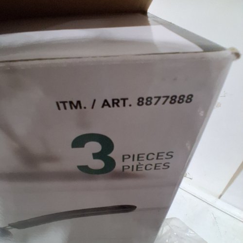 3PC T-FAL ELITE FRYING PAN SET - 8" - 9.75" - 11.25" BLACK (ITEM: 8877888) image 2