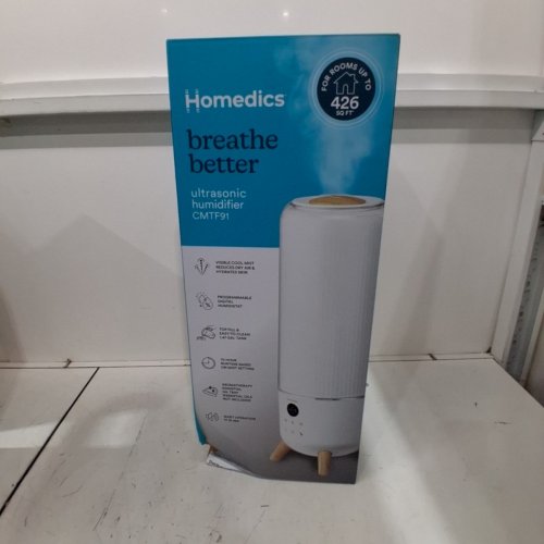 HOMEDICS DECOR SERIES LARGE 5.5L ULTRASONIC HUMIDIFIER (MODEL: UHE-CMTF91A) image 2