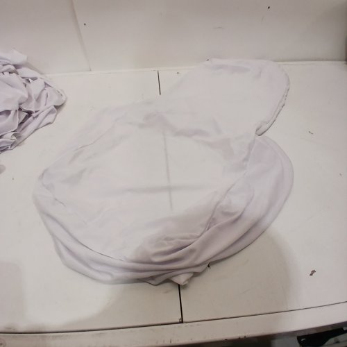 30PK STRETCHY CHAIR COVERS FOR EVENTS, BANQUETS & PARTIES - ROMANTIC WHITE image 3