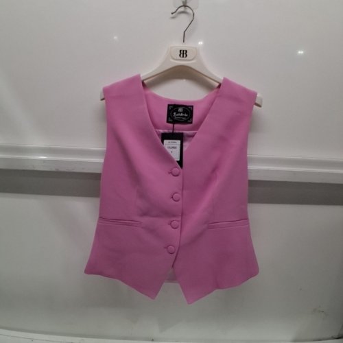 WOMEN'S BARILOCHE BUTTON-UP BLAZER - SMALL / MEDIUMN - 38 - PINK (STYLE : ALGORA) image 2