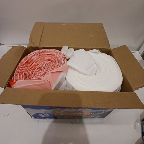 200PK KIRKLAND KITCHEN FLEX-TECH GARBAGE BAGS WITH DRAWSTRING - 13GAL - WHITE image 2
