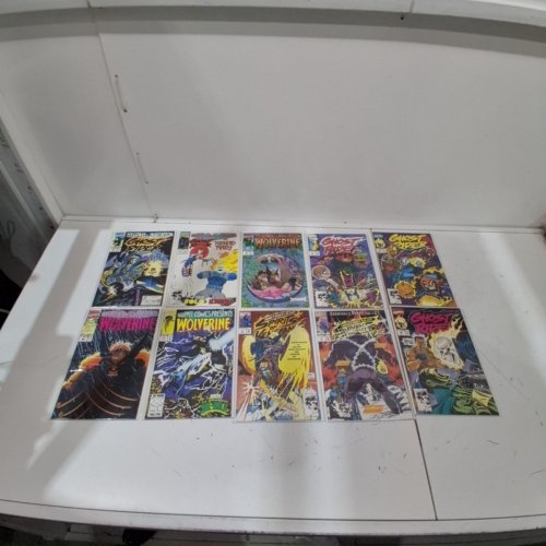 10 ASSTD MARVEL COMIC BOOKS - MARVEL COMICS PRESENTS #89, 90, 90, 124, 124; GHOST RIDER #16, 20, 36; GHOST RIDER: SPIRITS OF VENGEANCE #8, 9 - VARIOUS AUTHORS image 2
