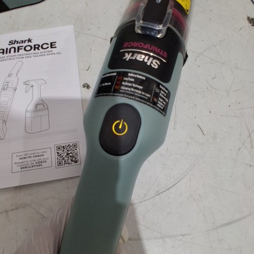 SHARK STAINFORCE CORDLESS SPOT CLEANER INDOOR/OUTDOOR, CARPETS, UPHOLSTERY, CAR SEATS & STAIRS - (MODEL: HX101C ) image 2