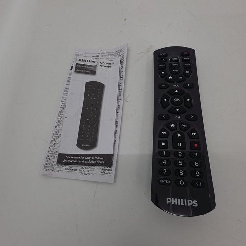 PHILIPS 3 DEVICE UNIVERSAL TV REMOTE - BLACK (MODEL: SRP4322B/27) image 2