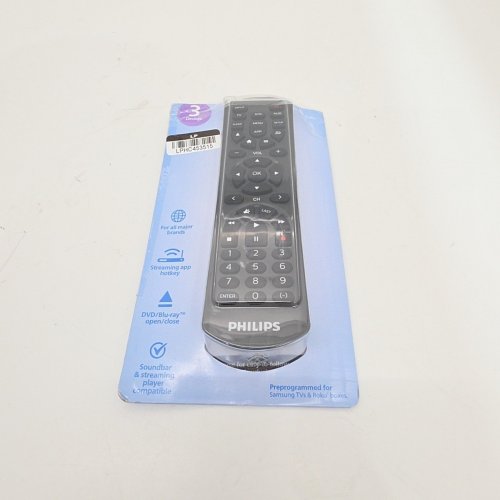PHILIPS 3 DEVICE UNIVERSAL TV REMOTE - BLACK (MODEL: SRP4322B/27) image 3