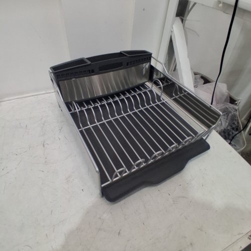 KITCHENAID STAINLESS STEEL DISH RACK - 19.6" X 14.9" X 6.9" - WHITE (MODEL: 2003691) image 2