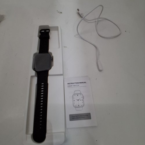 ACCLAFIT SMART WATCH TOUCH SCREEN FITNESS TRACKER - 1.38" SCREEN - BLACK (MODEL: P5) image 3