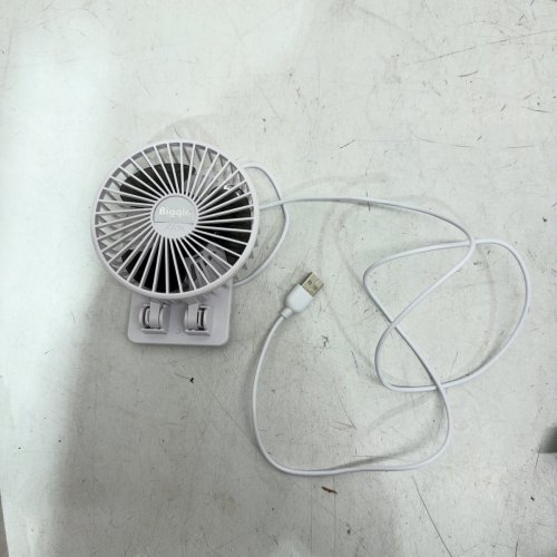 BIGQIN USB POWERED DESK FAN WITH 3 SPEEDS - WHITE image 4