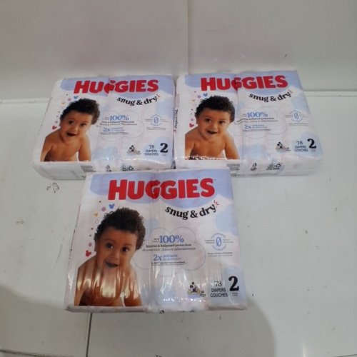234PK MICKEY MOUSE HUGGIES SNUG AND DRY BABY DIAPERS - SIZE 2 (12-18LBS) image 2