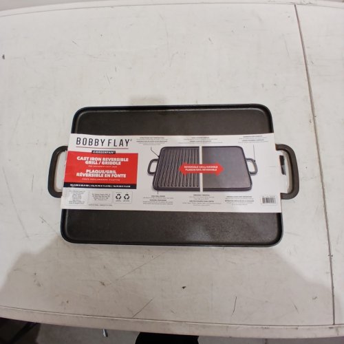 BOBBY FLAY X GREENPAN REVERSIBLE CAST IRON GRILL GRIDDLE - 16.75" X 11.4" - (MODEL: 1995033) image 2