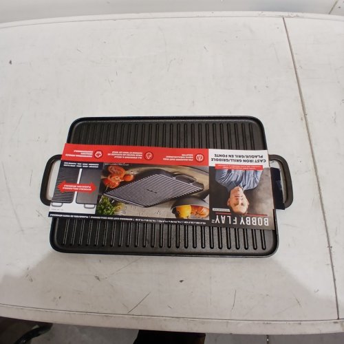 BOBBY FLAY X GREENPAN REVERSIBLE CAST IRON GRILL GRIDDLE - 16.75" X 11.4" - (MODEL: 1995033) image 3