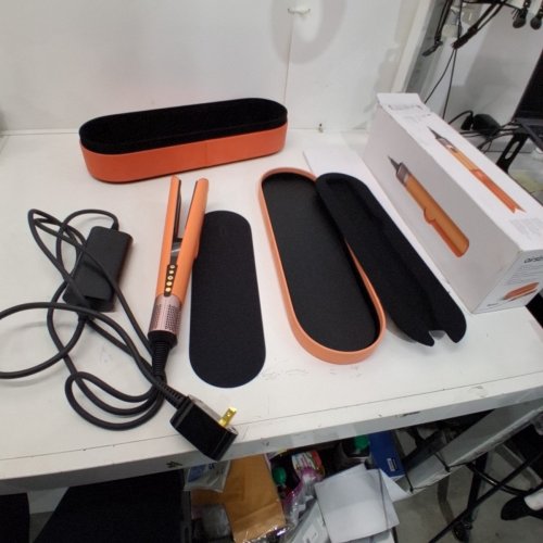 DYSON AIRSTRAIT WET TO DRY HAIR STRAIGHTENER - LIMITED EDITION APRICOT/ TOPAZ (MODEL: HT01) image 4