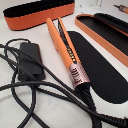 DYSON AIRSTRAIT WET TO DRY HAIR STRAIGHTENER - LIMITED EDITION APRICOT/ TOPAZ (MODEL: HT01) image 5