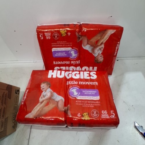 132PK HUGGIES LITTLE MOVERS DIAPERS - SIZE 5 - DISNEY BABY LION KING (MODEL: 56316) image 2