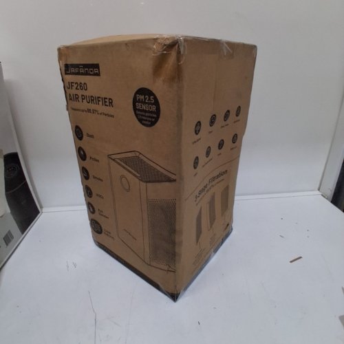 JAFANDA H13 TRUE HEPA AND ACTIVATED CARBON AIR PURIFIER WITH LIGHTS AND QUIET MODE - WHITE - (MODEL: JF260) image 2
