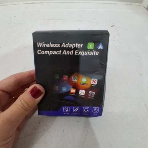 WIRELESS BLUETOOTH CARPLAY ADAPTER - FOR IOS10 OR LATER - ORANGE image 3