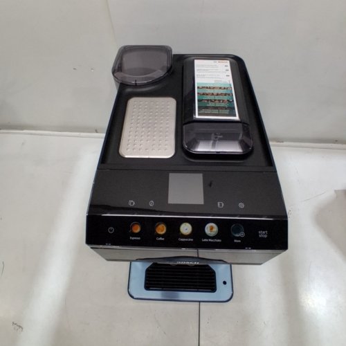 BOSCH 500 SERIES FULLY AUTOMATIC ESPRESSO MACHINE - WHOLE BEAN COMPARTMENT, GROUND COFFEE CHUTE, TOUCH CONTROL PANEL, EXTERNAL MILK SYSTEM, 9 BEVERAGE OPTIONS - BLACK/SILVER (MODEL: TPU40508) image 4