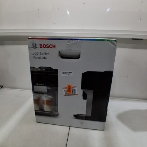 BOSCH 500 SERIES FULLY AUTOMATIC ESPRESSO MACHINE - WHOLE BEAN COMPARTMENT, GROUND COFFEE CHUTE, TOUCH CONTROL PANEL, EXTERNAL MILK SYSTEM, 9 BEVERAGE OPTIONS - BLACK/SILVER (MODEL: TPU40508) image 15