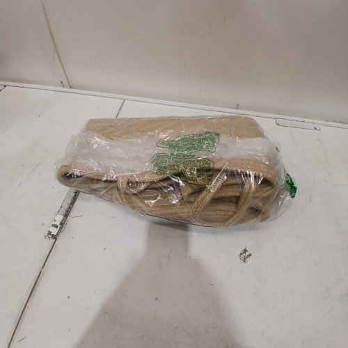 LARGE JUTE ROPE LAUNDRY HAMPER BASKET - BROWN image 5
