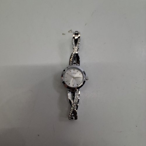 WOMENS CIVO DAINTY TWIST BRACELET WATCH - 24 MM- SILVER-TONE/STAINLESS STEEL (STYLE: 8423) image 4