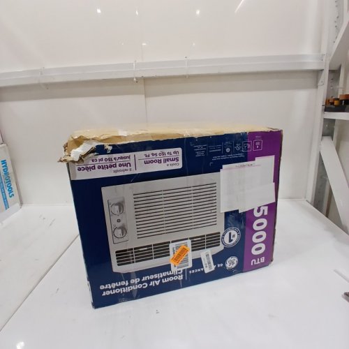 GE APPLIANCES MECHANICAL ROOM AIR CONDITIONER FOR SMALL ROOMS - 5000BTU - 150SQ. FT. (MODEL: AWAS05BWFC) image 8