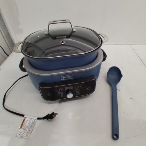 NINJA POSSIBLECOOKER PRO PLUS 9-FUNCTION MULTICOOKER, SLOW COOK, SEAR, SAUTÉ, PROOF, PASTA/RICE - 8.5QT - 1400W (CANADIAN VERSION) - SEA SALT BLUE (MODEL: MC2001C) image 4