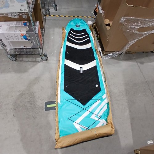FBSPORT INFLATABLE STAND UP PADDLE BOARD W/ ACCESSORIES - 11FT - MINT GREEN image 2