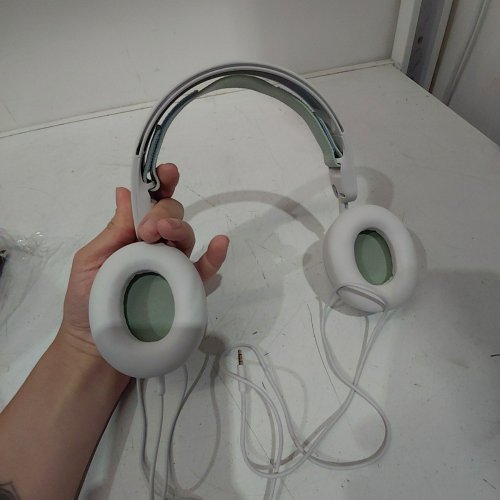 SKULLCANDY GROM OVER-EAR WIRED HEADPHONES, VOLUME-LIMITING, SHARE AUDIO PORT - BONE SEAFOAM - (MODEL:‎S6KAY-R952) image 3