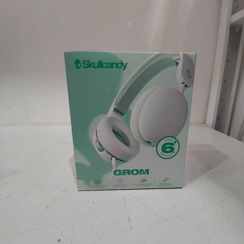 SKULLCANDY GROM OVER-EAR WIRED HEADPHONES, VOLUME-LIMITING, SHARE AUDIO PORT - BONE SEAFOAM - (MODEL:‎S6KAY-R952) image 4