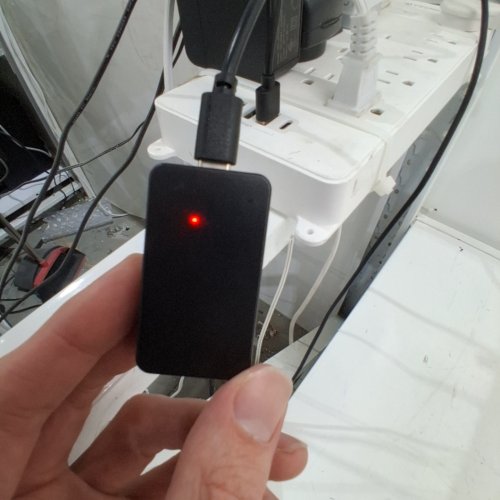 DEERC REPLACEMENT USB BATTERY CHARGER FOR TX766 RC BOAT - 5V, 2A - BLACK image 2