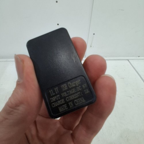 DEERC REPLACEMENT USB BATTERY CHARGER FOR TX766 RC BOAT - 5V, 2A - BLACK image 5