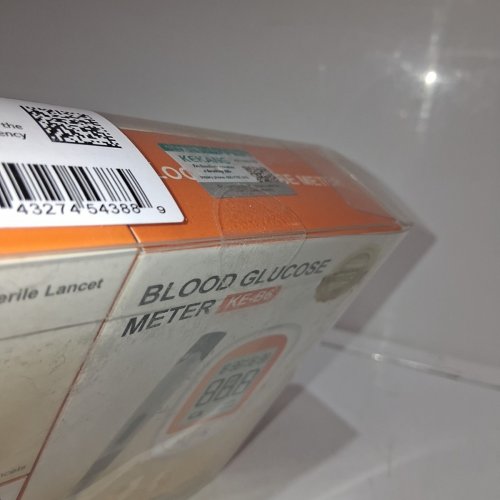 DIABETES BLOOD GLUCOSE MONITOR KIT - WHITE/ORANGE (MODEL: KE-B6) image 3