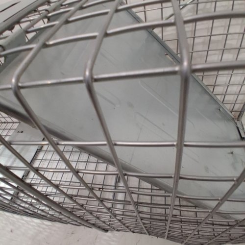 LIFESUPPLYUSA HUMANE LIVE ANIMAL TRAP - 32" X 10" X 12" - SILVER (MODEL: ER634) image 3