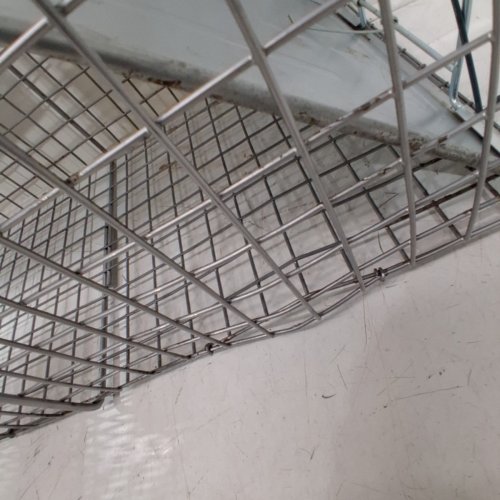 LIFESUPPLYUSA HUMANE LIVE ANIMAL TRAP - 32" X 10" X 12" - SILVER (MODEL: ER634) image 4