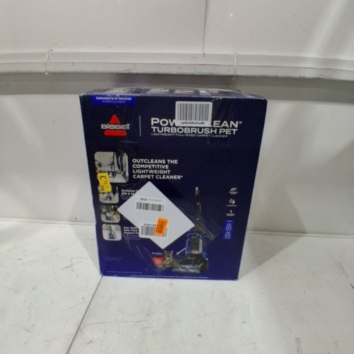 BISSELL POWERCLEAN TURBOBRUSH PET UPRIGHT CARPET CLEANER, POWERFUL & LIGHTWEIGHT - 120V - BLUE - (MODEL:3939C) image 5