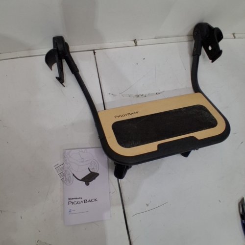 UPPABABY PIGGYBACK RIDE-ALONG BOARD - FITS ALL VISTA MODELS - BLACK, LIGHT BROWN image 2