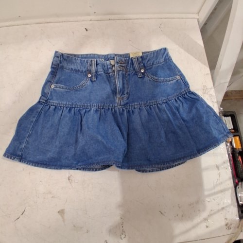 WOMEN'S NO BOUNDARIES DENIM SKIRT - MEDIUM - BLUE image 2