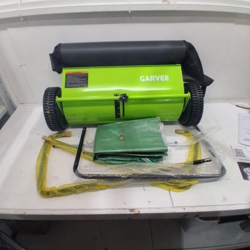 GARVEE PUSH LAWN SWEEPER - 26" PATH - GREEN (MODEL: 7L560) image 3