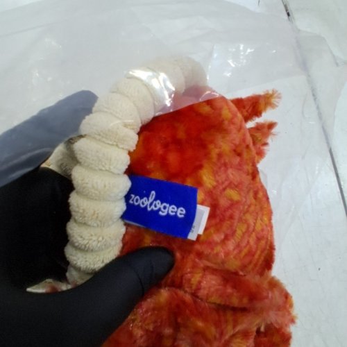 ZOOLOGEE PLUSH HERMIT CRAB STUFFED ANIMAL - ORANGE/BEIGE image 6