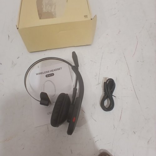 WIRELESS HEADSET WITH MICROPHONE - BLUETOOTH - BLACK (MODEL: DH13) image 4