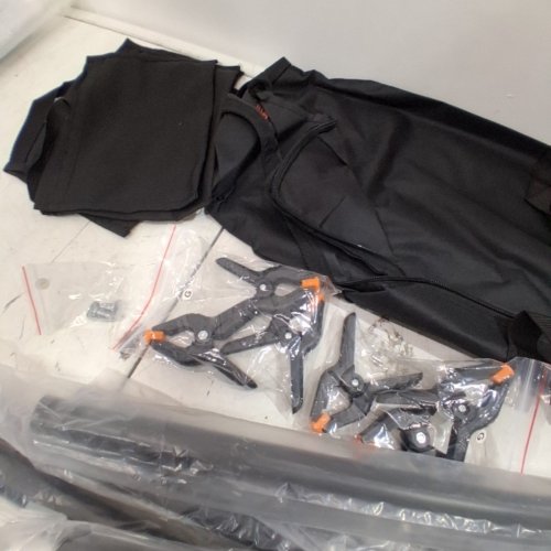 VEVOR BACKDROP STAND BACKGROUND KIT WITH CARRYING BAG - BLACK (BJJ-TB8510) image 3