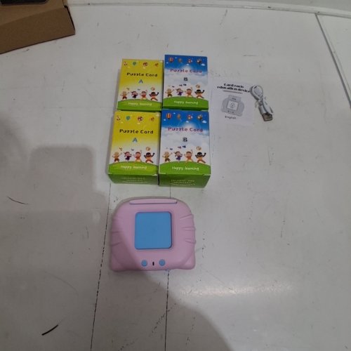 HAPPY WORLD EARLY EDUCATION TALKING FLASH CARD DEVICE - BLUE image 3