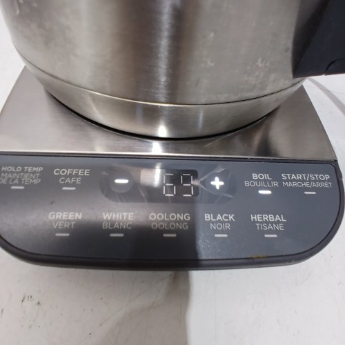 NINJA PRECISION TEMPERATURE ELECTRIC KETTLE - 7 CUP CAPACITY - BRUSHED STAINLESS STEEL (MODEL: KT200C) image 2