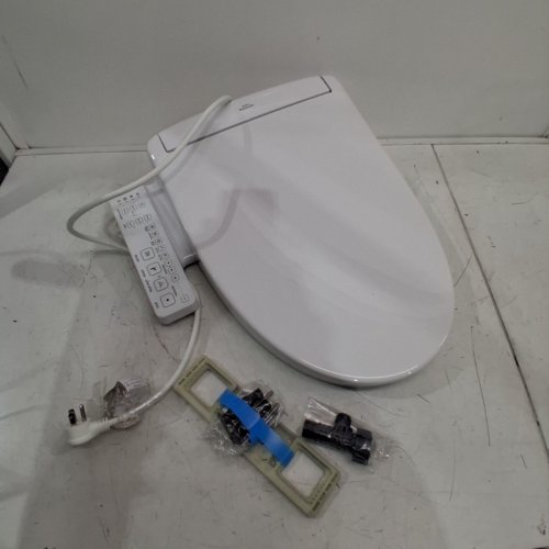 TOTO WASHLET S2 ELECTRONIC ELONGATED BIDET TOILET SEAT WITH INSTANT WATER HEATING, HEATED SEAT, NIGHT LIGHT & SIDE CONTROL - COTTON WHITE (MODEL: SW3346#01) image 3