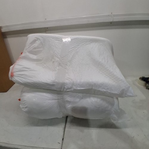 2PC ADULT SIDE SLEEPER PILLOWS WITH ARM HOLE - WHITE image 5